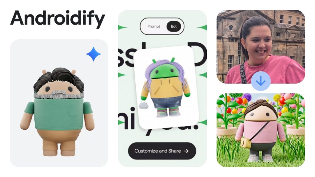 Androidify risorge dalle ceneri con la potenza dell'IA di Google: creare un avatar è questione di pochi secondi
